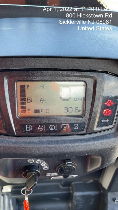 2022 Kubota RTV-X1140W-H Plastic Canopy, Windshield Acrylic Clear, LED Strobe Light, Wire Harness Kit, Back up Alarm