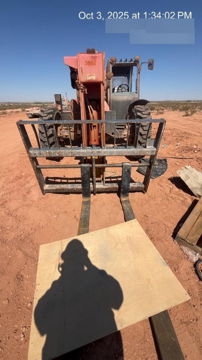 2018 Manitou 12042 Manitou MTA 12042, Solid Tires, 66" Carriage, Open ROPS, Flashing Beacon and Work Light Package