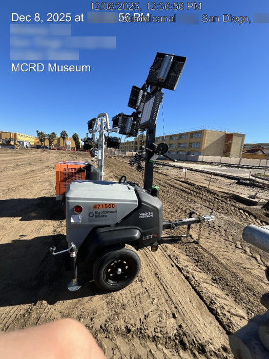 2024 Wacker Neuson LTT4 Diesel, Kohler KDW702, Deep Sea Controller, Auto Start, LED 320W, Bypass Outlet, T3