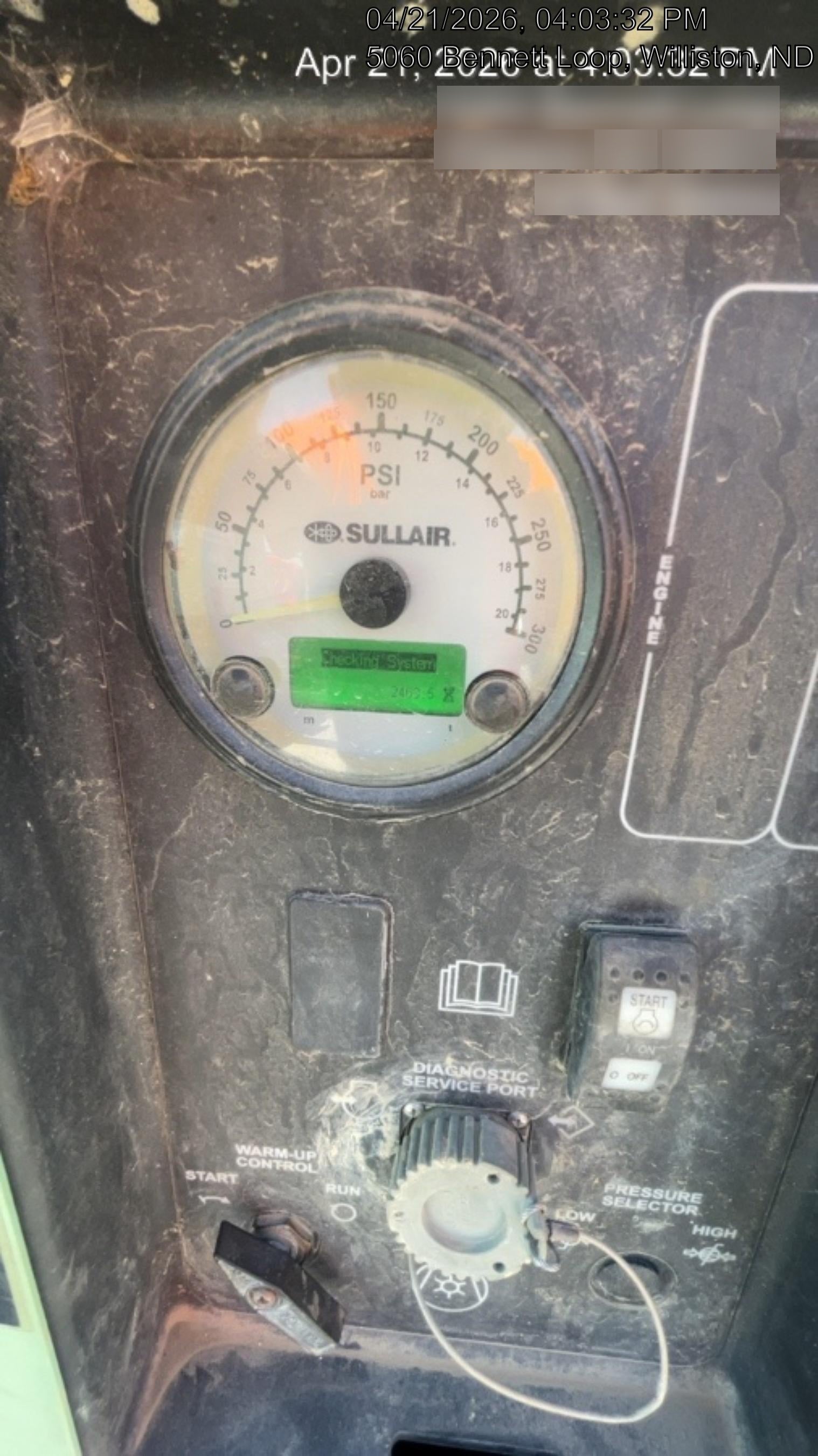 2021 SULLAIR 185D-DPQ KU4F