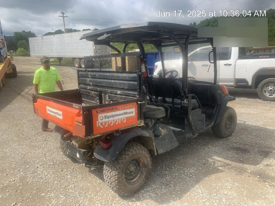 2021 Kubota RTV-X1140W-H Plastic Canopy, Windshield Acrylic Clear, LED Strobe Light, Wire Harness Kit, Back up Alarm