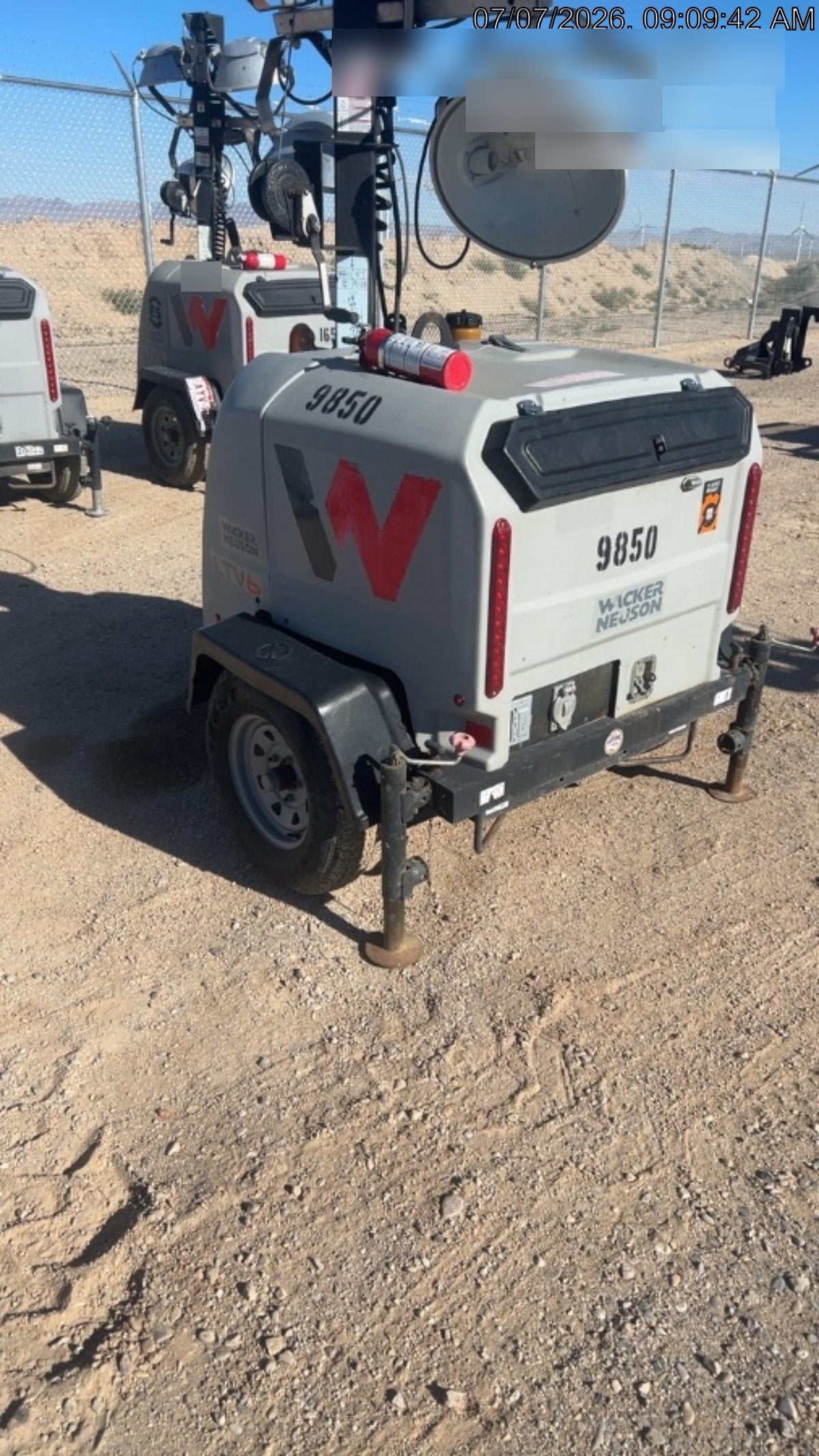 Wacker Neuson LTV6K-MH Wacker Neuson LTV6K Towable Light Tower