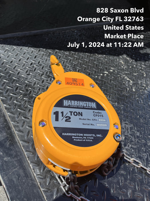 2024 HARRINGTON CF015-20