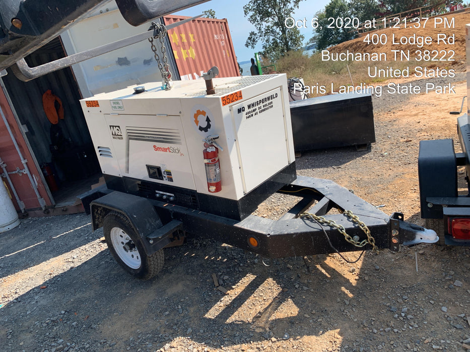 2019 Multiquip DLW400ESA4 Dual Pack, Trailer Mounted