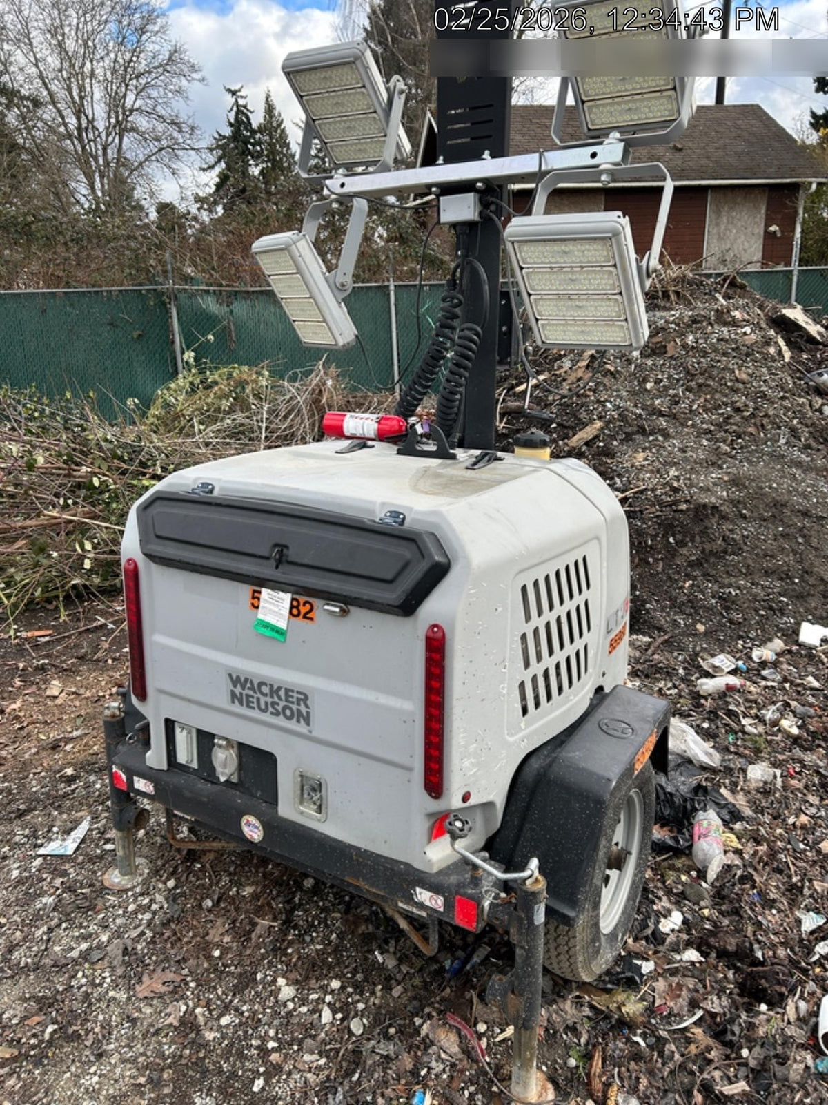 2019 Wacker Neuson LTV6K-LED Standard LED Towable Light Tower w/None