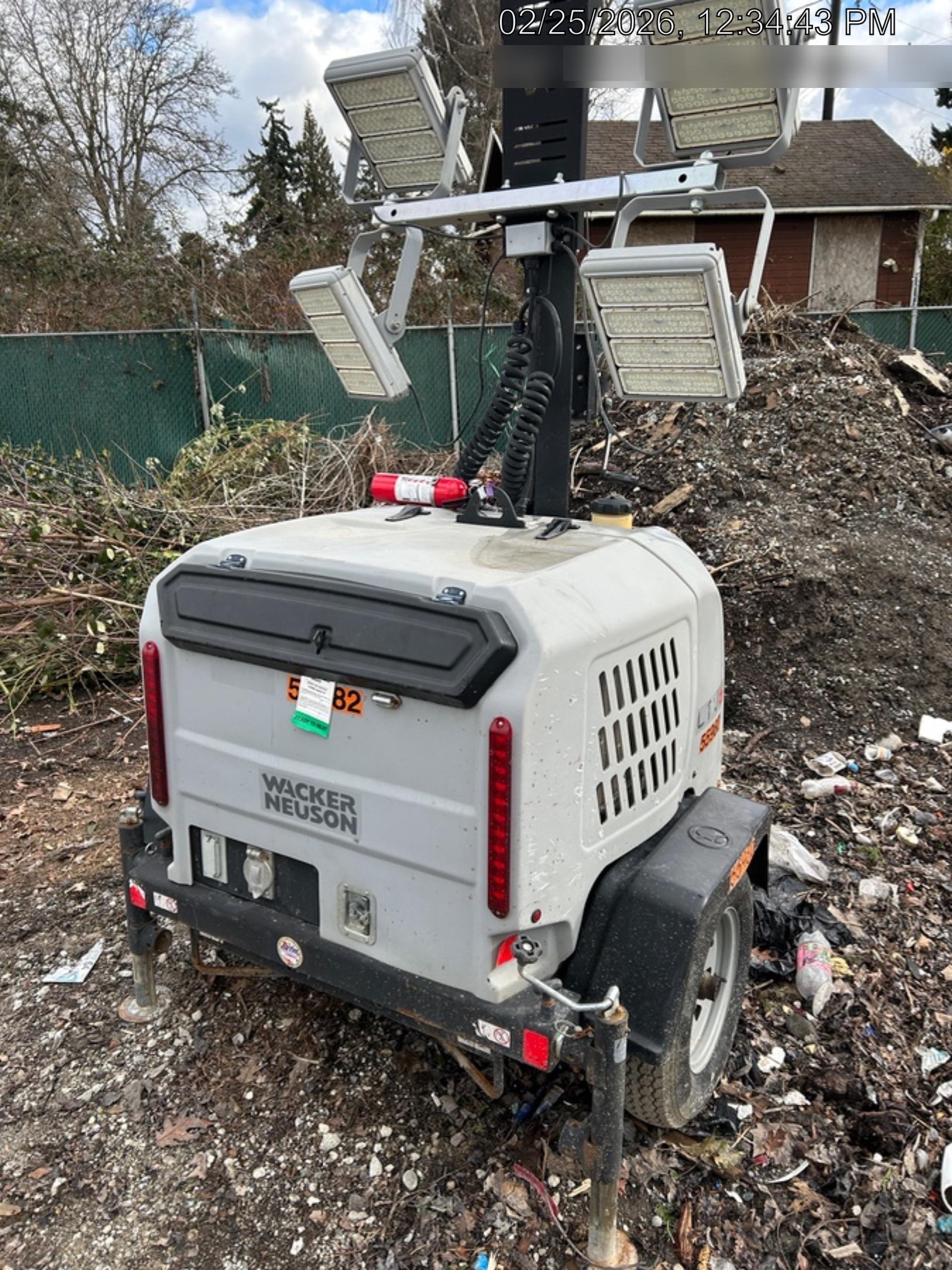 2019 Wacker Neuson LTV6K-LED Standard LED Towable Light Tower w/None