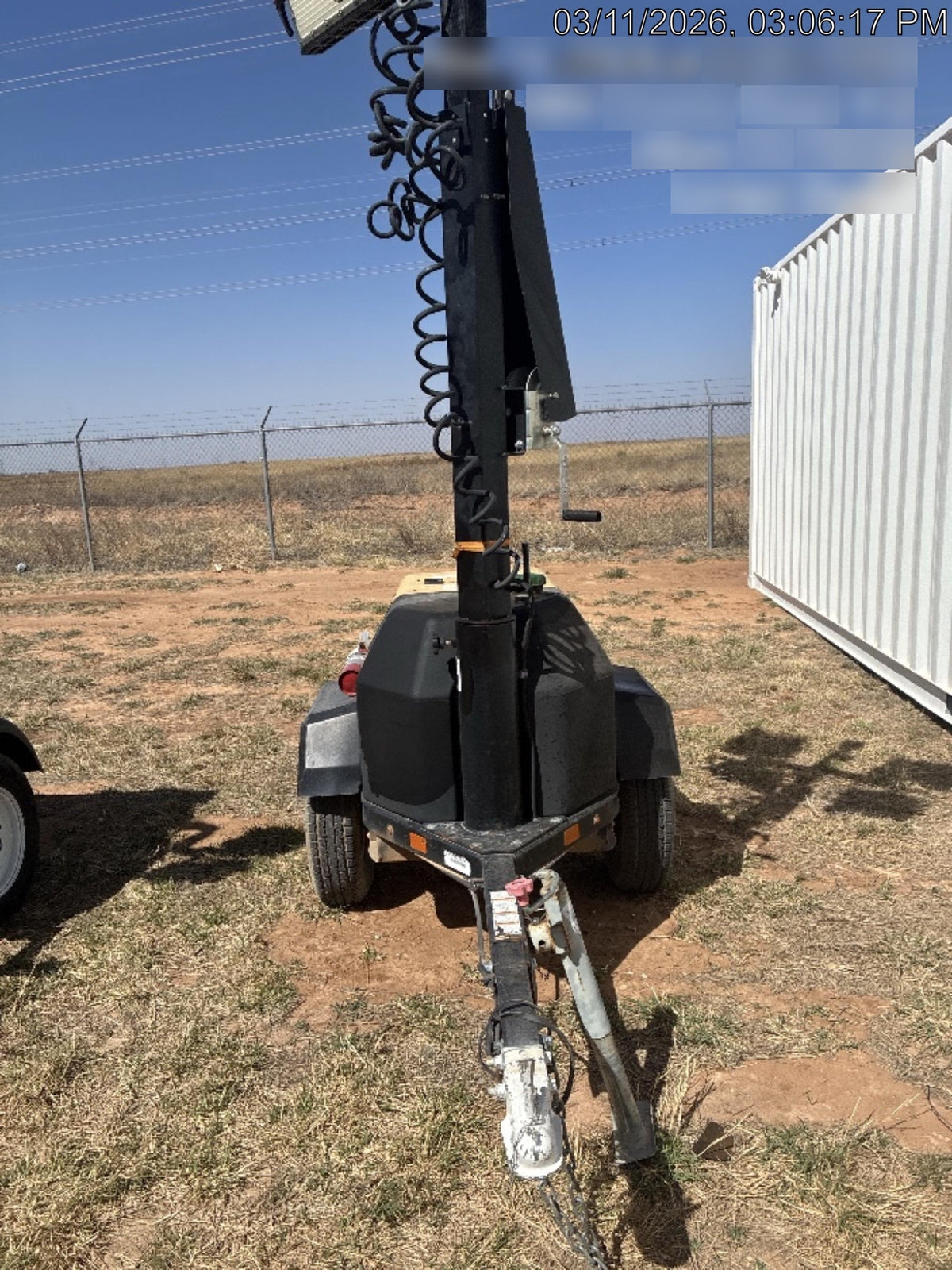 Allmand NLV3GR (4) LED Light Fixture 350W, 23' Vertical Mast, 3kW Prime, Towable, Deep Sea L401, Leveling Jacks, Yanmar T4F 5.8hp