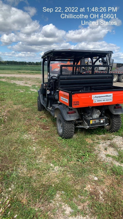 2022 Kubota RTV-X1140W-H Plastic Canopy, Windshield Acrylic Clear, LED Strobe Light, Wire Harness Kit, Back up Alarm