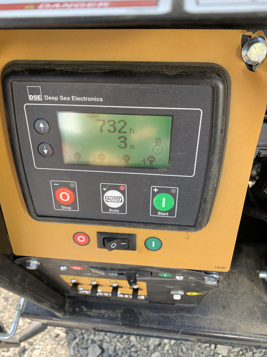 2020 Allmand NLV3GR (4) LED Light Fixture 350W, 23' Vertical Mast, 3kW Prime, Towable, Deep Sea L401, Leveling Jacks, Yanmar T4F 5.8hp