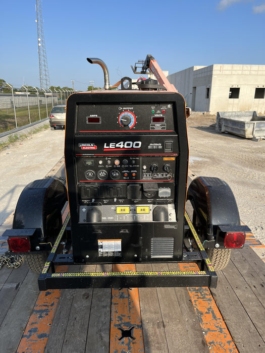 2022 Lincoln Electric LE400 Kubota V1505, Trlr, Cable Rack, Light Kit, ES Decals, T3