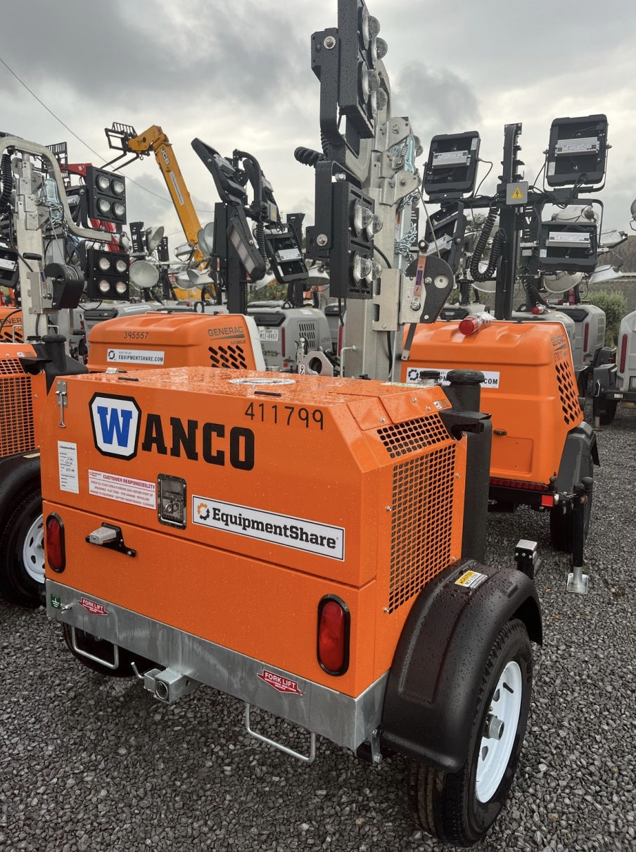 2024 Wanco WLTT-4MM4K Diesel, Deep Sea Controller, Shore Power Plug, Auto Start, (4) 350W LED Floodlights, 4kW Generator, 60 Gal Fuel Tank, 2" Ball, T3