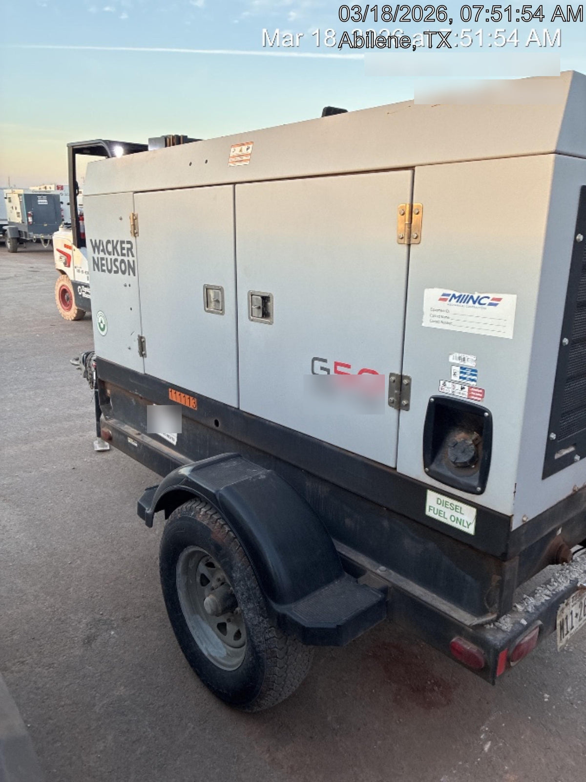 2020 WACKER NEUSON G50