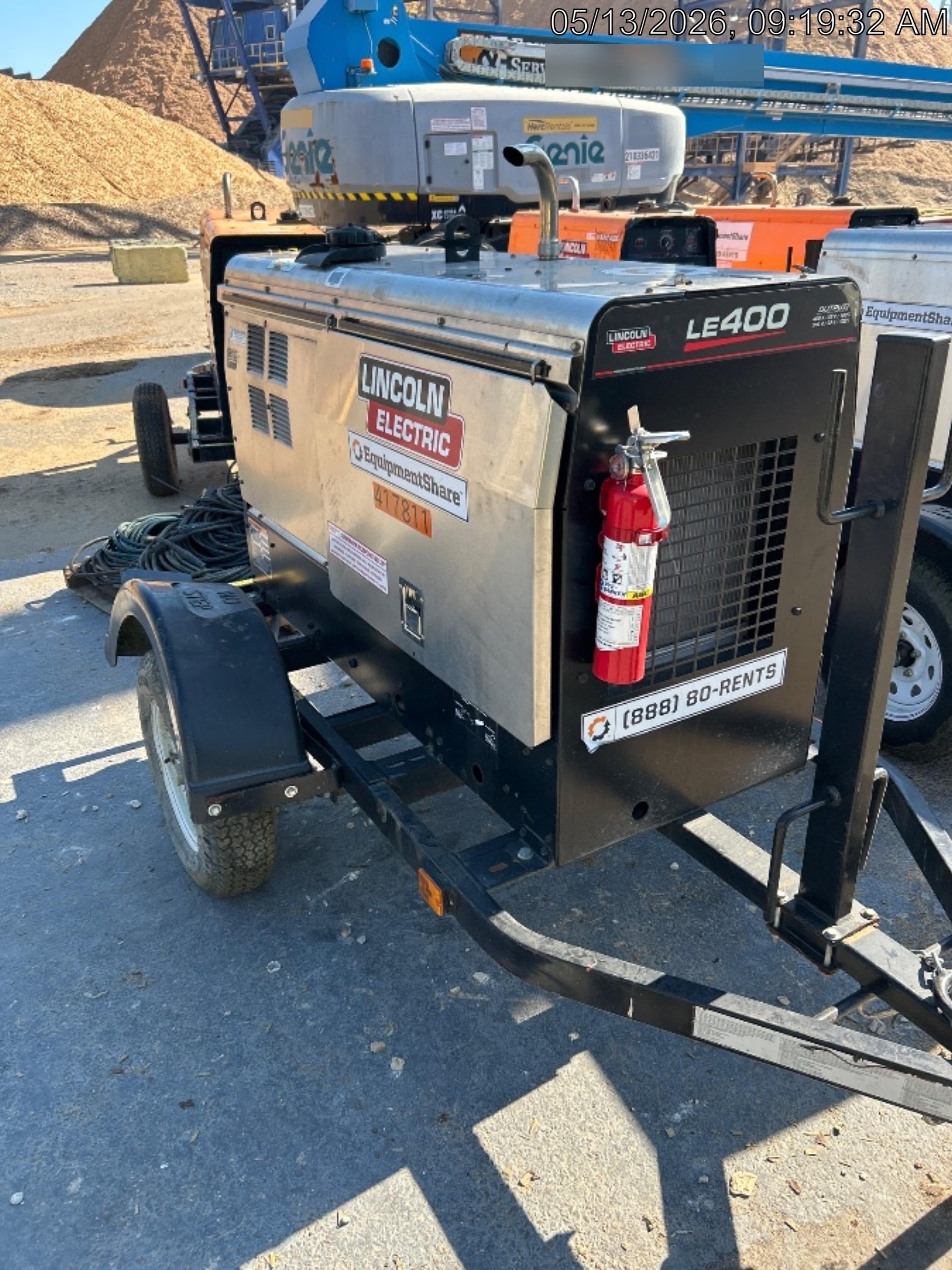 2024 Lincoln Electric LE400 Kubota V1505, Trlr, Cable Rack, Light Kit, ES Decals, T3