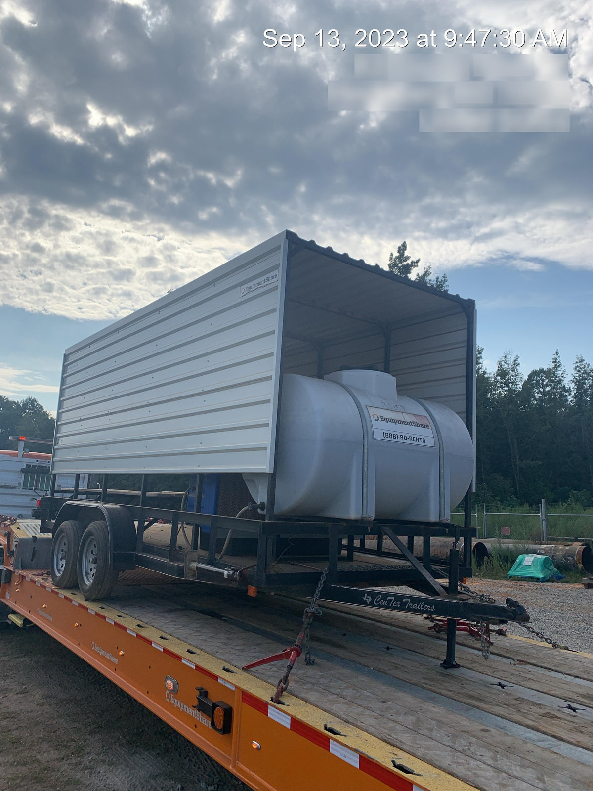 2019 CENTEX Cooling Trailer