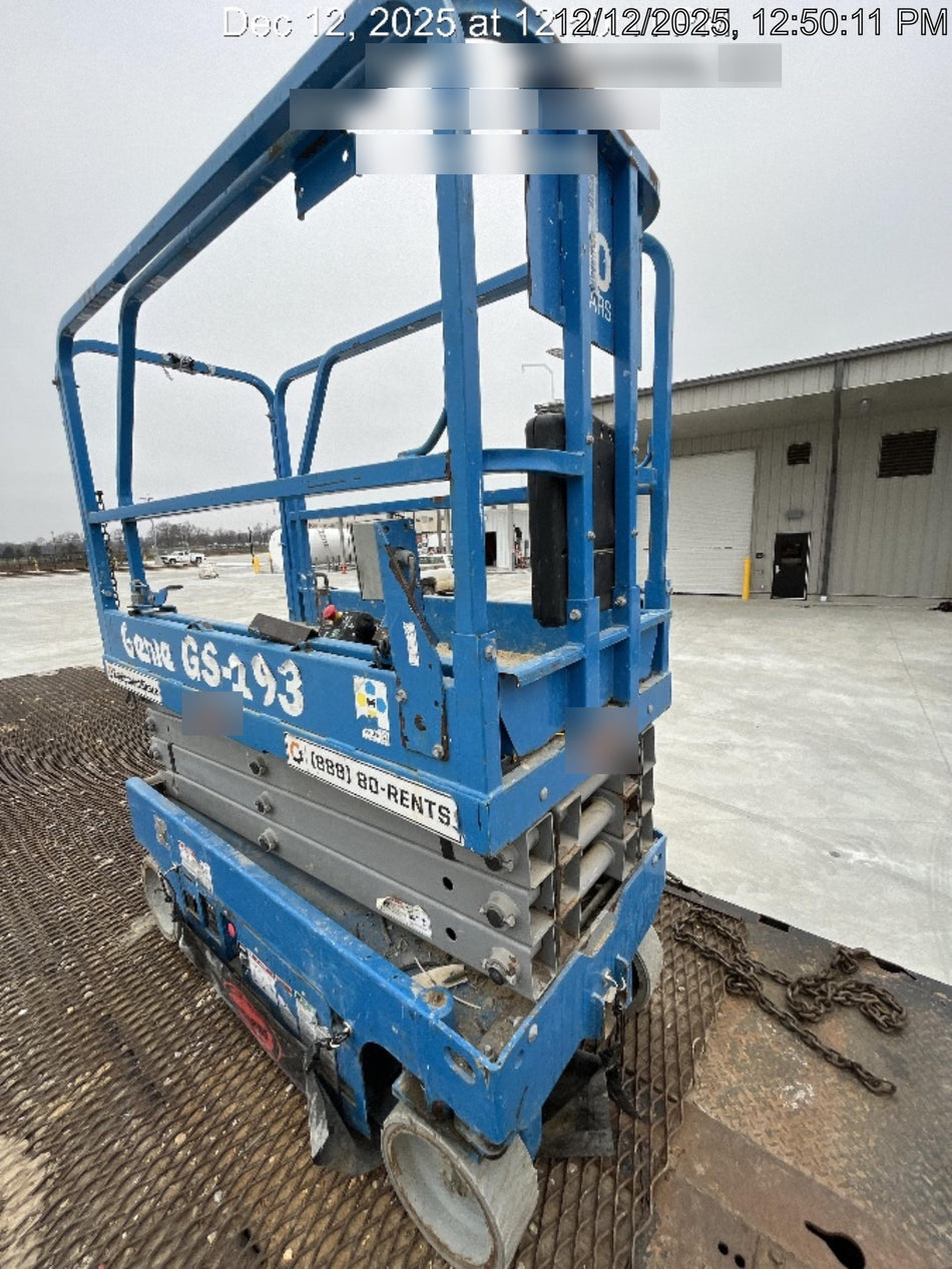 2016 Genie GS-1930 Standard Rental Specs