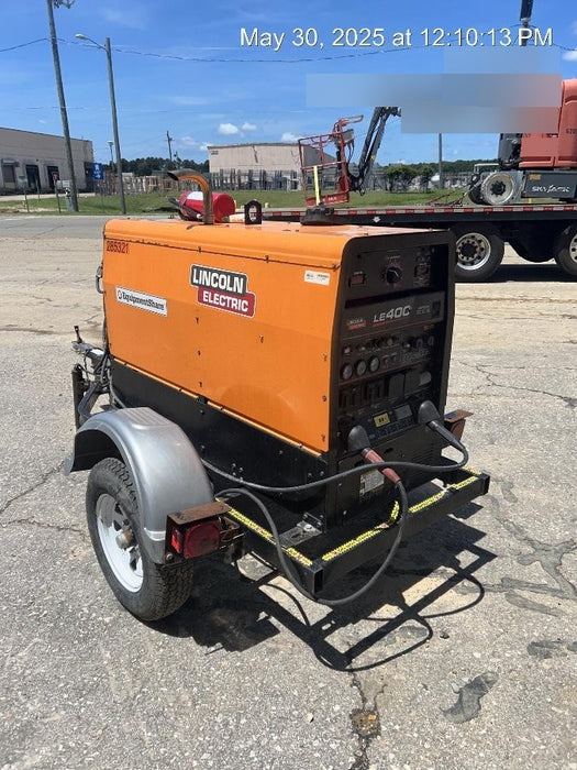 2022 Lincoln Electric LE400 Kubota V1505, Trlr, Cable Rack, Light Kit, ES Decals, T3