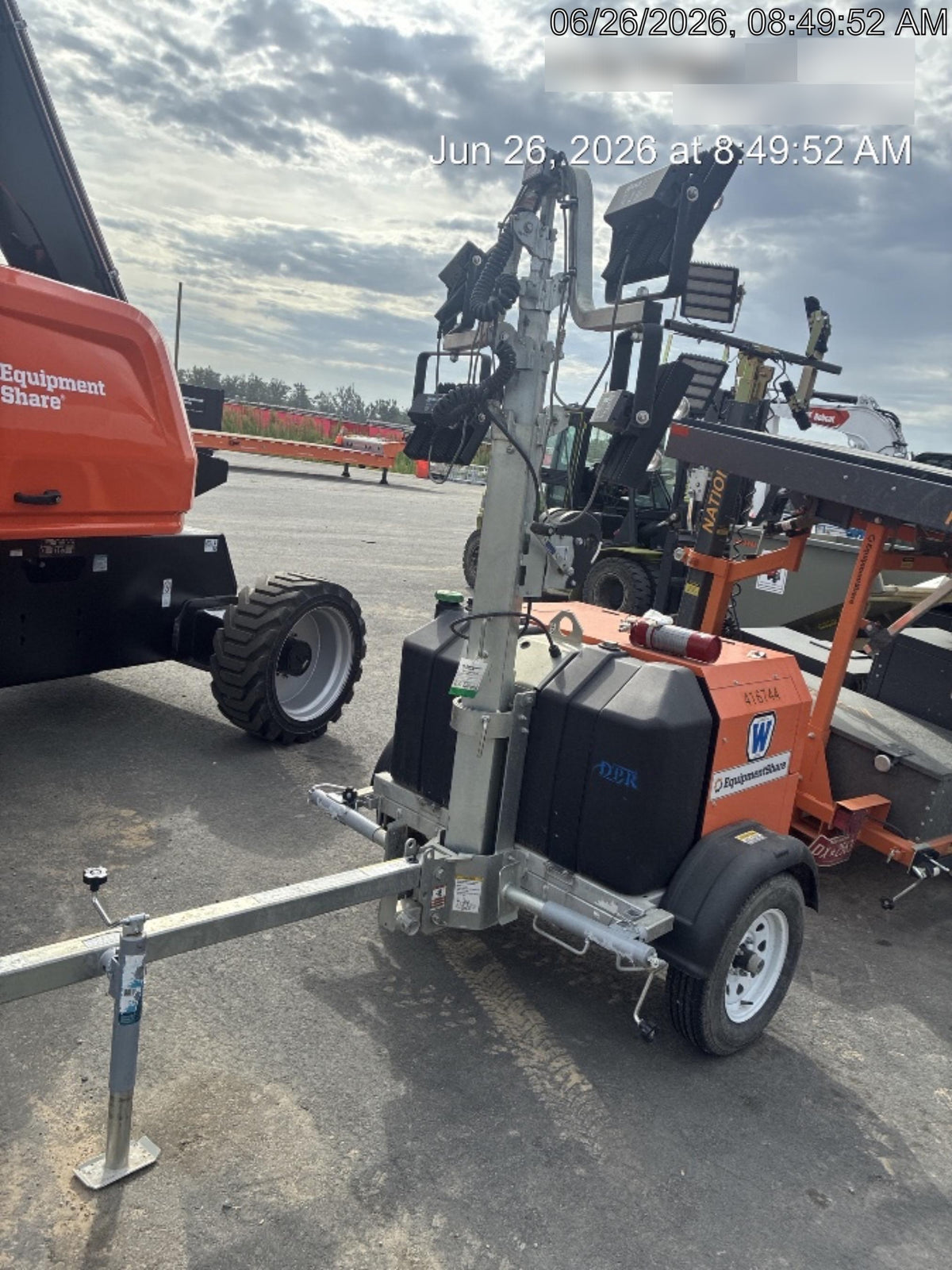 2024 Wanco WLTT-4MM4K Diesel, Deep Sea Controller, Shore Power Plug, Auto Start, (4) 350W LED Floodlights, 4kW Generator, 60 Gal Fuel Tank, 2" Ball, T3