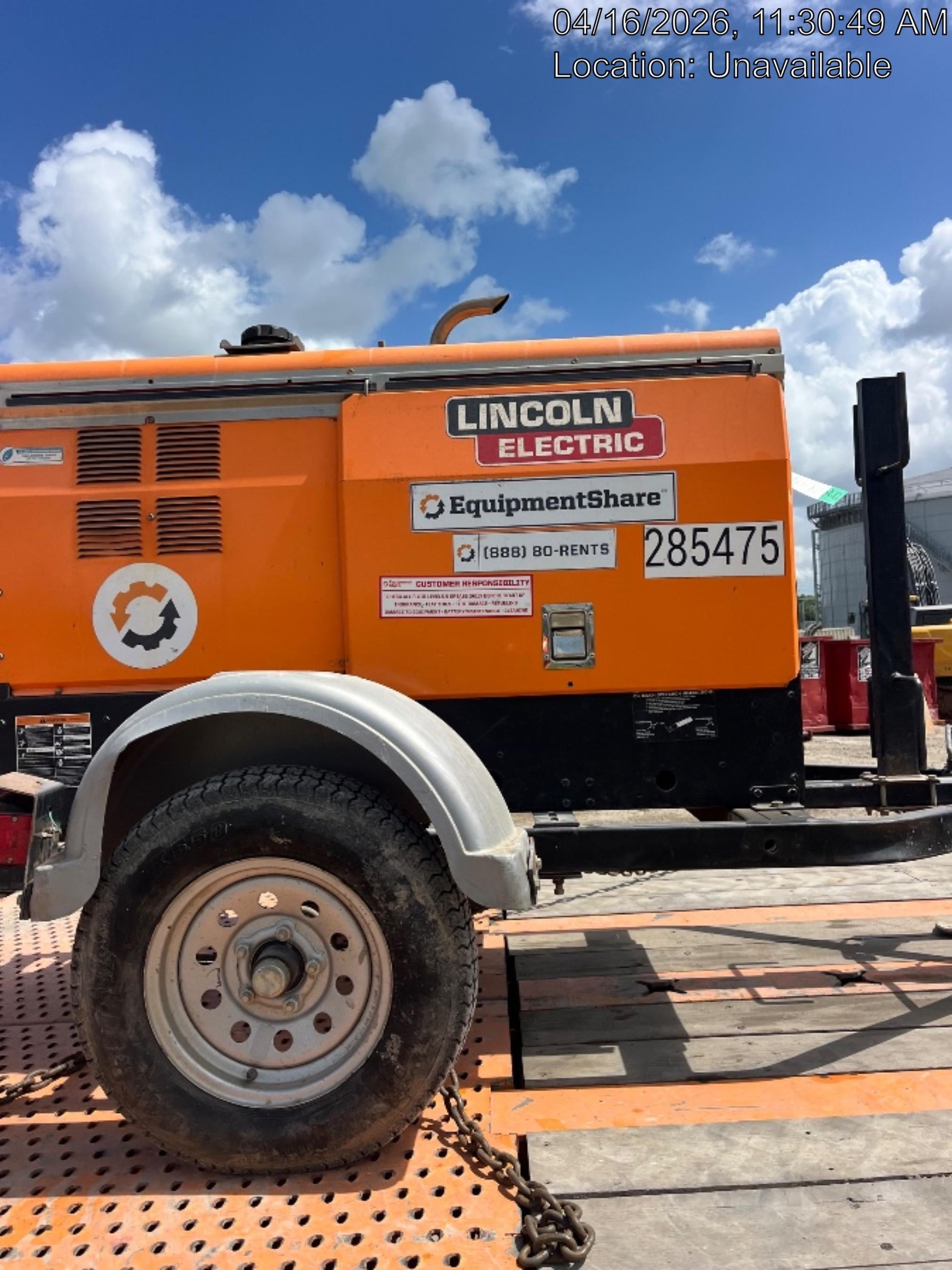 2022 Lincoln Electric LE400 Kubota V1505, Trlr, Cable Rack, Light Kit, ES Decals, T3