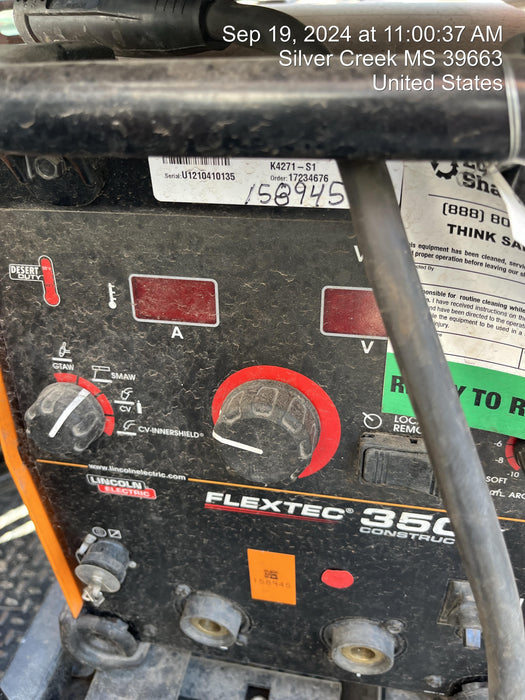 2021 LINCOLN ELECTRIC FLEXTEC 350X