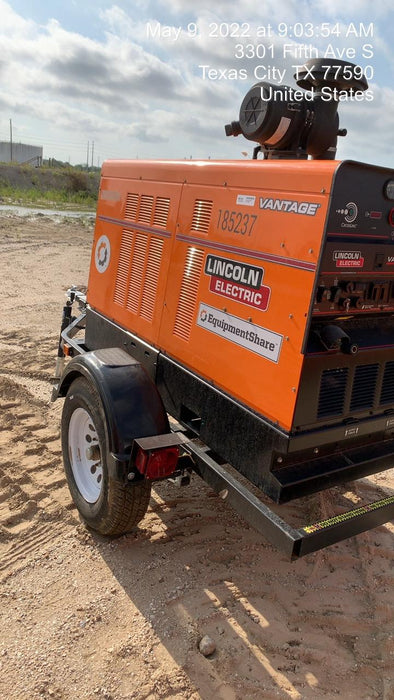 2021 Lincoln Electric Vantage 549X Ready Pak 3, ORANGE (includes trailer, cable rack, fender light kit)