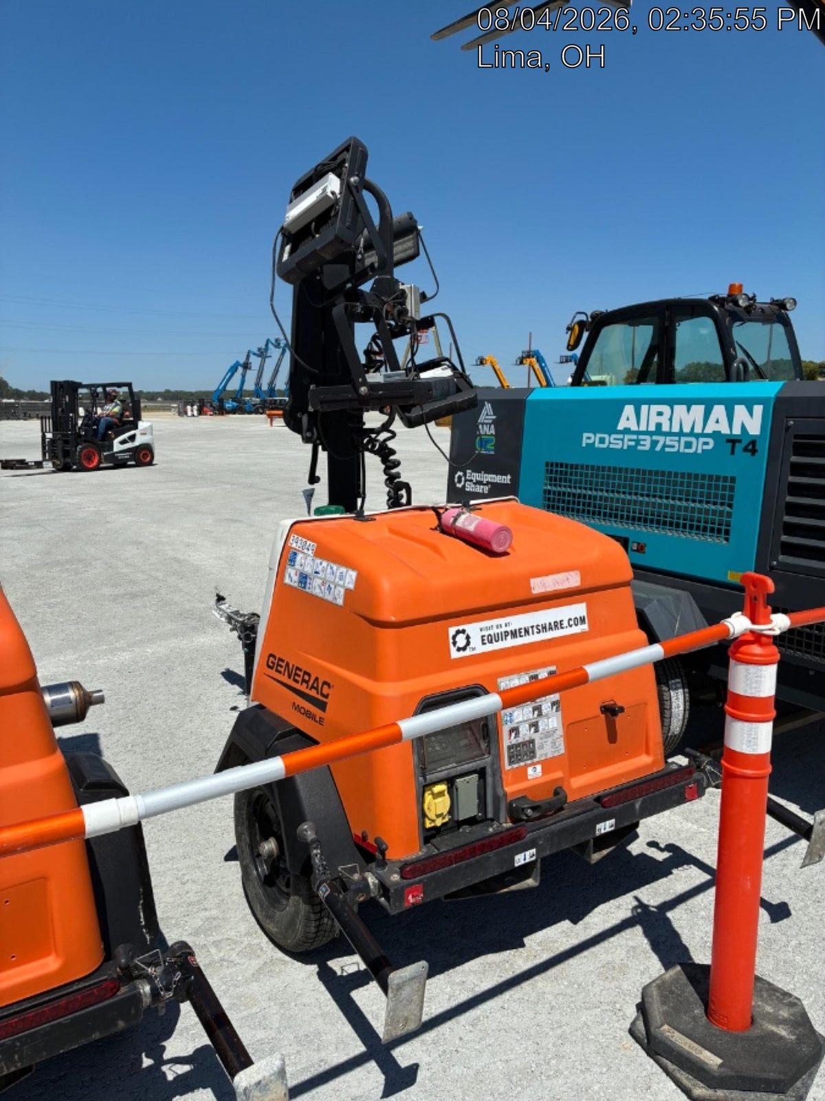 2024 Generac MLT2 Diesel, Flex Switch 120V Input, Powerzone Controller, 
(4) 320W LED Lights, 4kW Generator, 39.9 Gal Fuel Tank, 2" Ball, T3