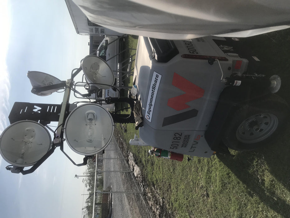 2019 Wacker Neuson LTV6L-MH Mobile Light Tower w/Fuel Level Sensor Installed
