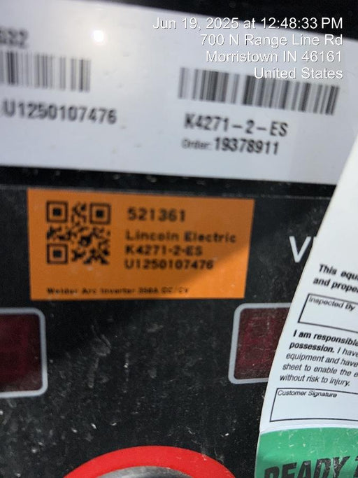 2025 LINCOLN ELECTRIC FLEXTEC 350X