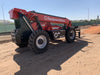 2020 Manitou MTA10055 Cab/Heat/Air, LED Work Lights, Solid Tires, Lift Hook, Beacon, Auxiliary Hydraulics w/66" Carriage and 60" Forks