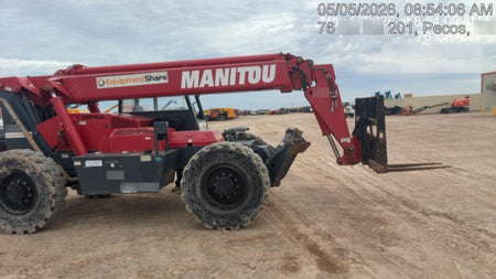 2018 Manitou MTA10055 Manitou MTA10055 - Canopy, Worklights, Beacon, 66" Carriage, 60" Forks, Solid Tires, Aux Hydraulics