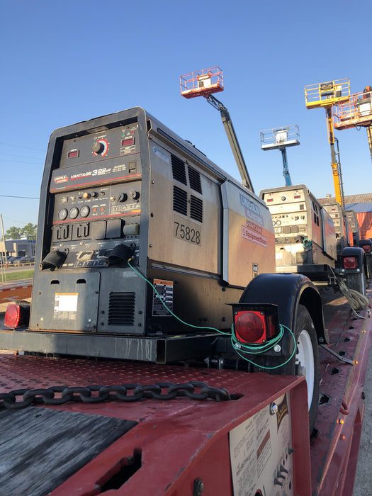2020 Lincoln Electric Vantage 322 Welder Ready-Pak 3, w/ GPS & Decals (includes trailer, cable rack, fender light kit)