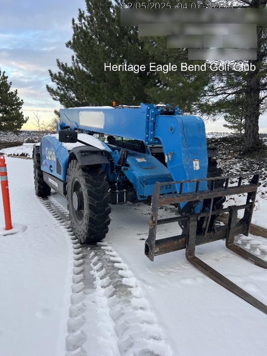 2019 Genie GTH-844 Cab/Heat/AC, Solid RT Tires, LED Work Lights, Beacon 60" QA Carriage, 48" Forks