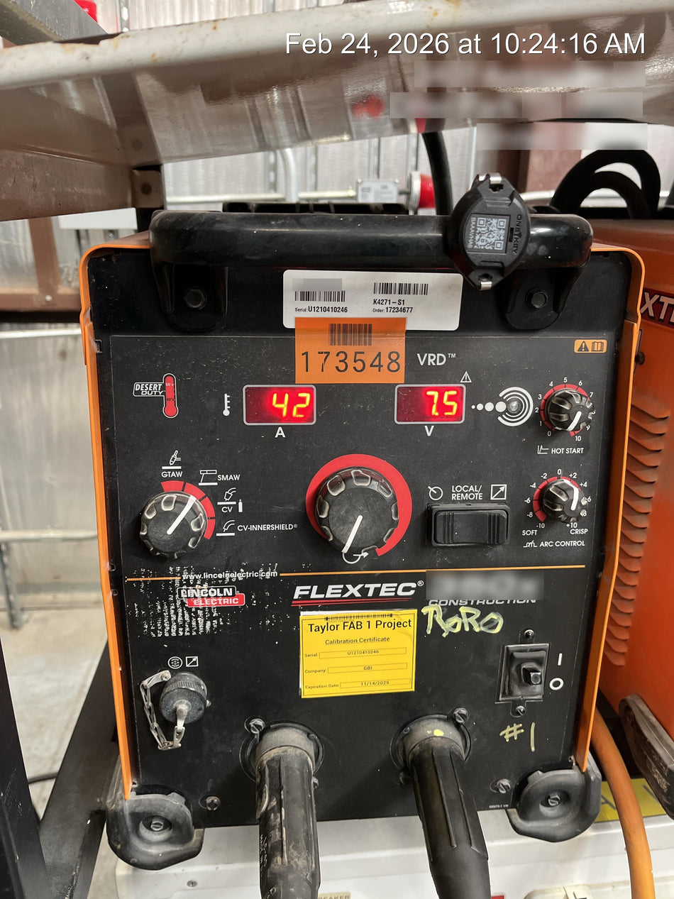 2021 LINCOLN ELECTRIC FLEXTEC 350X