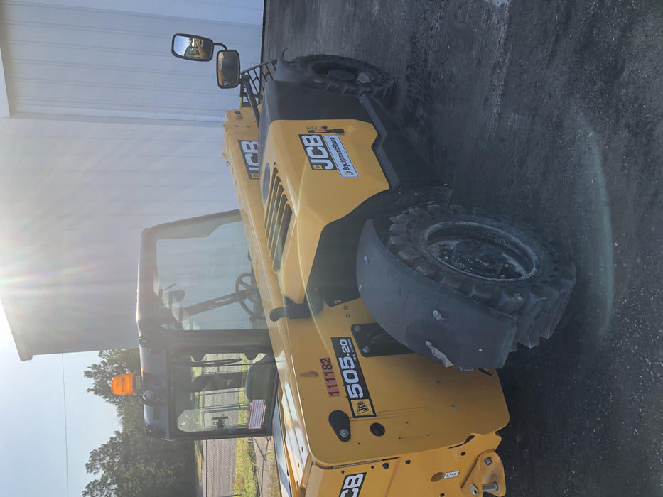 2020 JCB 505-20TC Canopy, Solid Tires, Work Lights, Beacon, Aux Hydraulics, Back up Alarm, ES Decals