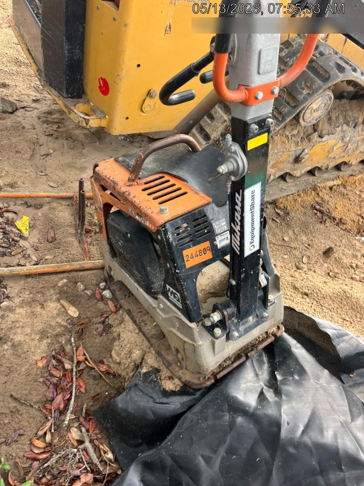 2022 Multiquip MVH158 Honda GX200, 17" Plate, Gas