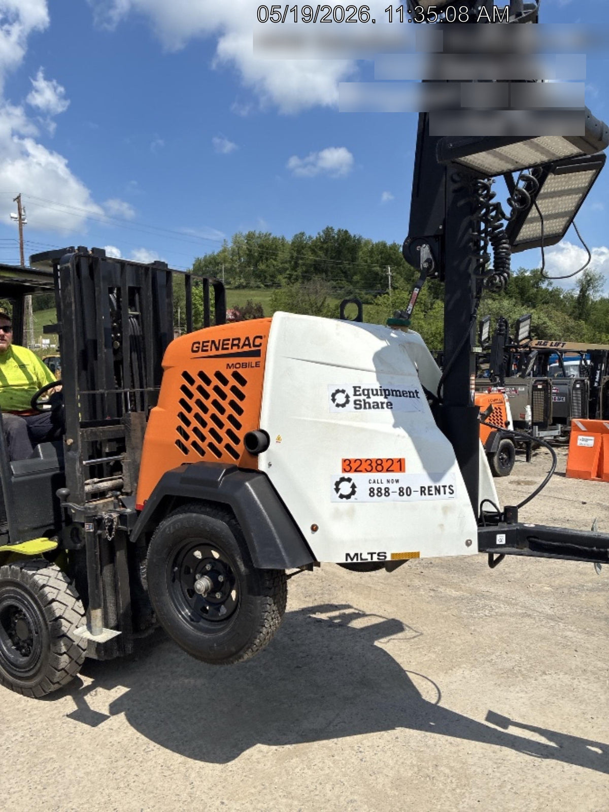 2023 Generac MLT2 Diesel, Flex Switch 120V Input, Powerzone Controller, (4) 320W LED Lights, 4kW Generator, 39.9 Gal Fuel Tank, 2" Ball, T3