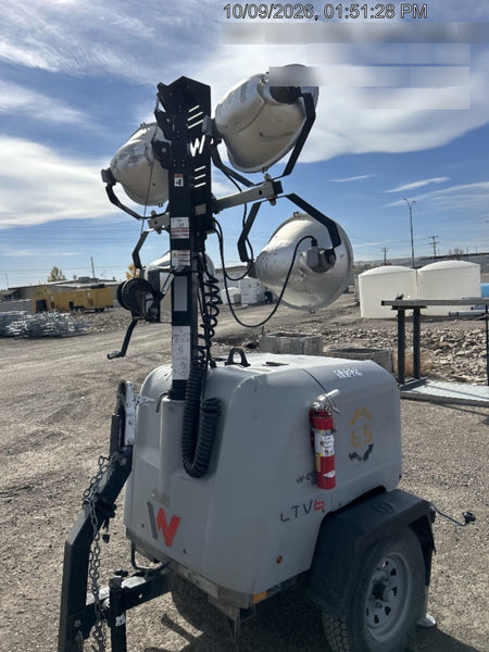 Wacker Neuson LTV6K-MH Wacker Neuson LTV6K Mobile Light Tower w/Fuel Level Sensor Installed