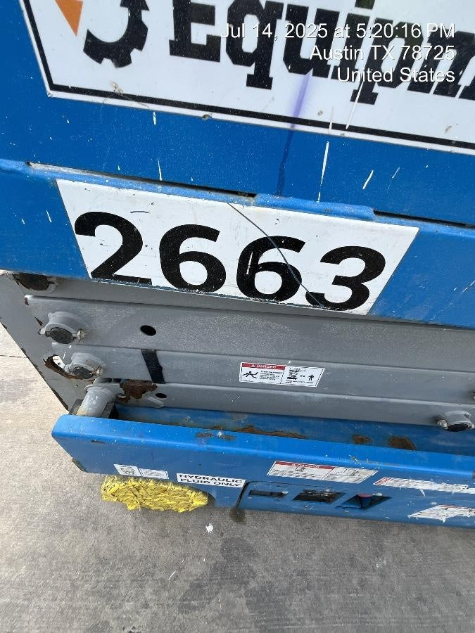 2017 Genie GS-1930 Genie GS-1930 Scissor Lift