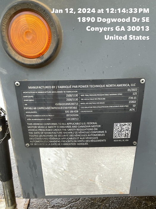 2022 ATLAS COPCO XAS188