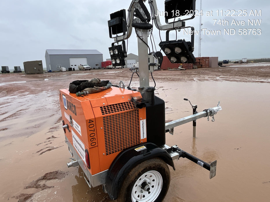 2024 Wanco WLTT-4MM4K Diesel, Deep Sea Controller, Shore Power Plug, Auto Start, (4) 350W LED Floodlights, 4kW Generator, 60 Gal Fuel Tank, 2" Ball, T3