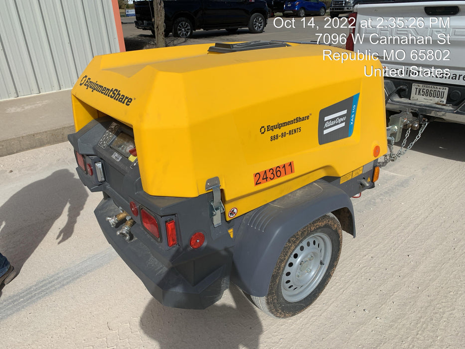 2022 ATLAS COPCO XAS 110