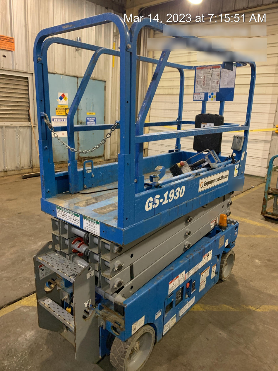 2019 Genie GS-1930 Genie GS-1930 Standard Options, EE Rated