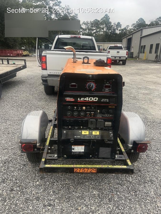 2022 Lincoln Electric LE400 Kubota V1505, Trlr, Cable Rack, Light Kit, ES Decals, T3