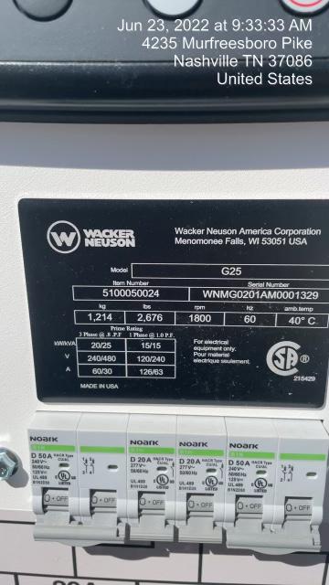 2022 WACKER NEUSON G25