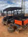2021 Kubota RTV-X1140W-H Plastic Canopy, Windshield Acrylic Clear, LED Strobe Light, Wire Harness Kit, Back up Alarm