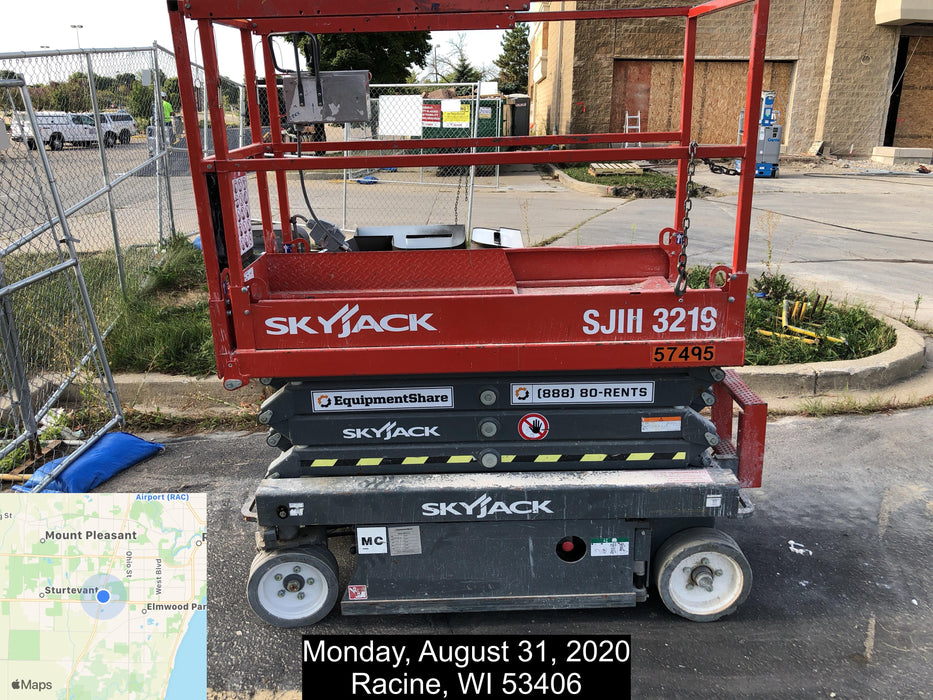 2017 Skyjack SJIII-3219 Standard Rental Specs