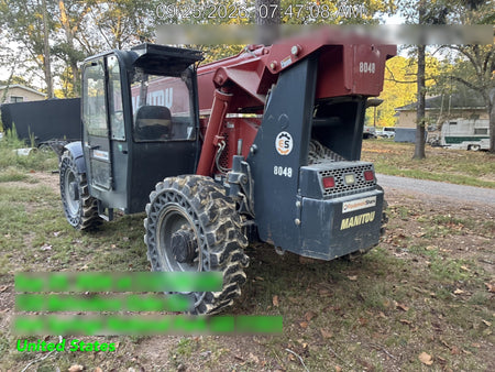 2018 Manitou MTA10055 Manitou MTA 10055 w/Open ROPS, Work Lights/Strobe, Aux Hyd, Solid Tires, Lift Hook, 66" Carriage, 60" Forks