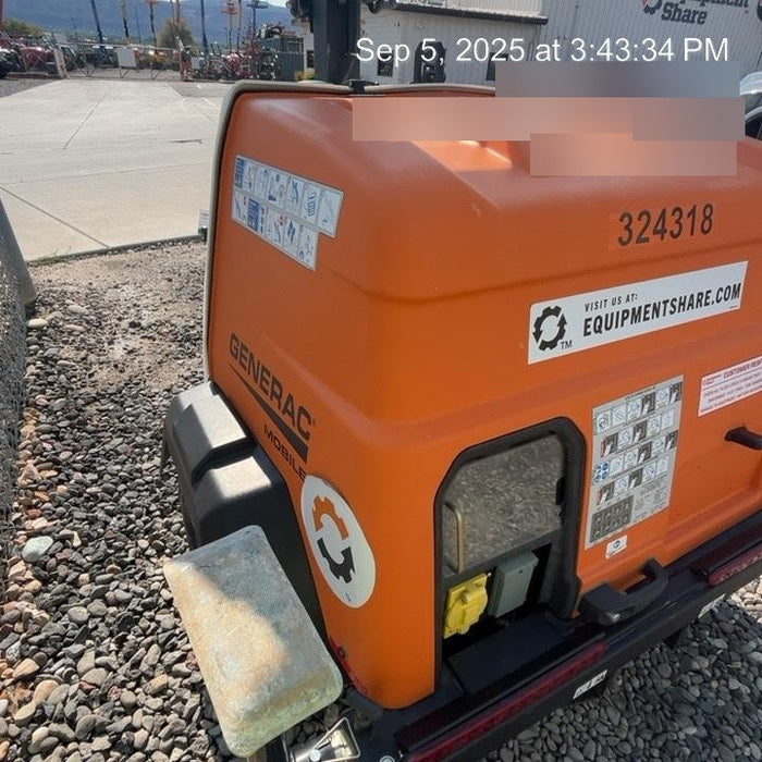 2023 Generac MLT2 Diesel, Flex Switch 120V Input, Powerzone Controller, (4) 320W LED Lights, 4kW Generator, 39.9 Gal Fuel Tank, 2" Ball, T3