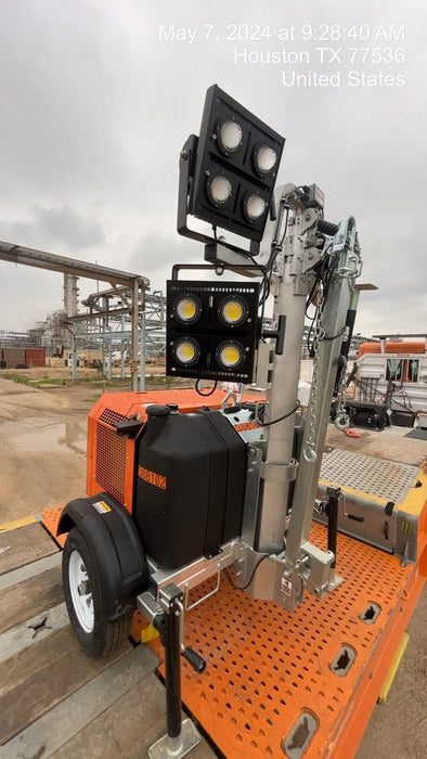 2024 Wanco WLTT-4MM4K Diesel, Deep Sea Controller, Shore Power Plug, Auto Start, (4) 350W LED Floodlights, 4kW Generator, 60 Gal Fuel Tank, 2" Ball, T3