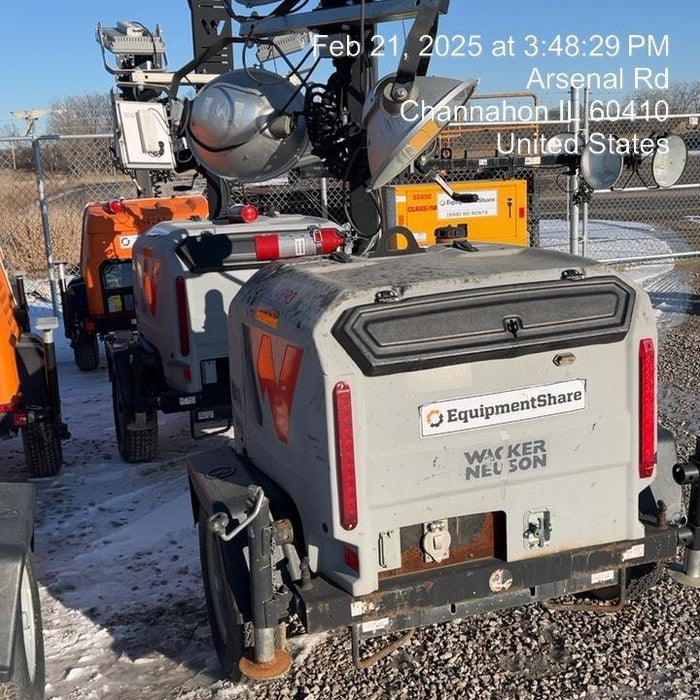 2019 Wacker Neuson LTV6L-MH Wacker Neuson LTV6L Mobile Light Tower w/Fuel Level Sensor Installed