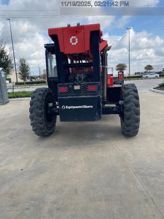 2019 Manitou MTA10055 Cab/Heat/Air, 120 HP, Solid Tires, Work Lights, Lift Hook, Auxiliary Hydraulics 66" Carriage and 60" Forks